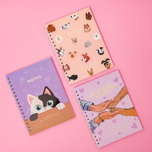 Cuadernos con Causa 🐾 – Ayuda a los Peluditos Rescatados
