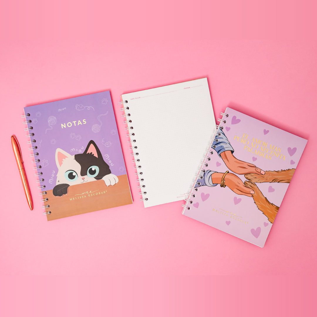 Cuadernos con Causa 🐾 – Ayuda a los Peluditos Rescatados